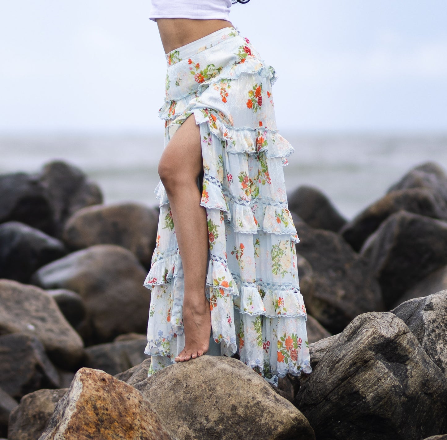 Ocean Long Skirt